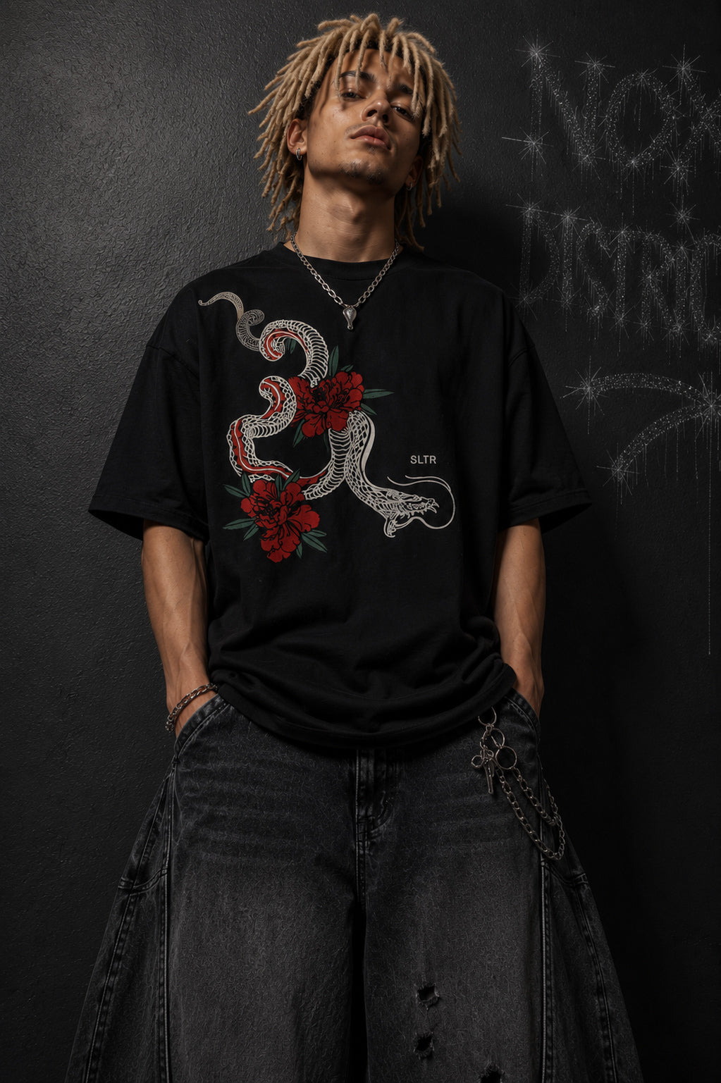 NOX CrimsonSerpent Oversized Tee