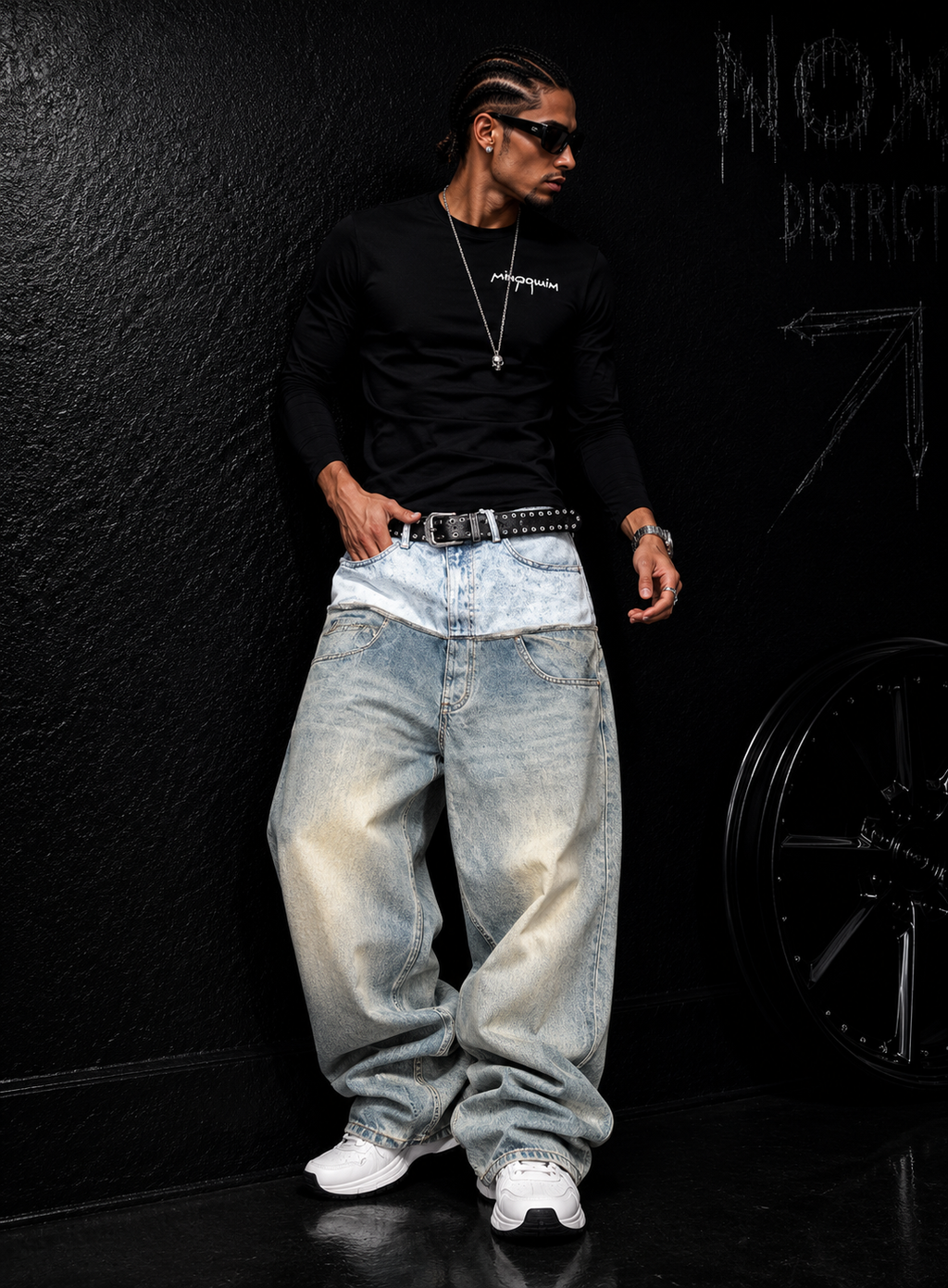 NOX FrostFade Baggy Jeans