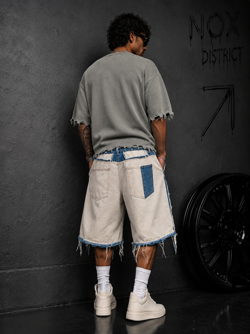 NOX Patchwork Riot Jorts