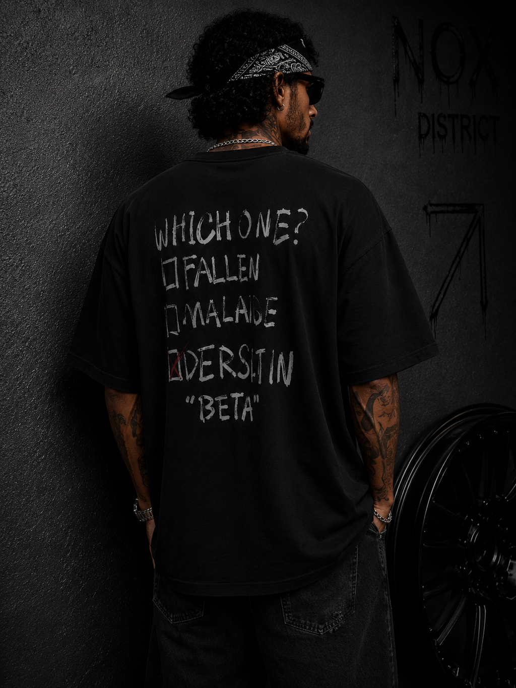 NOX Last Words Oversized Tee