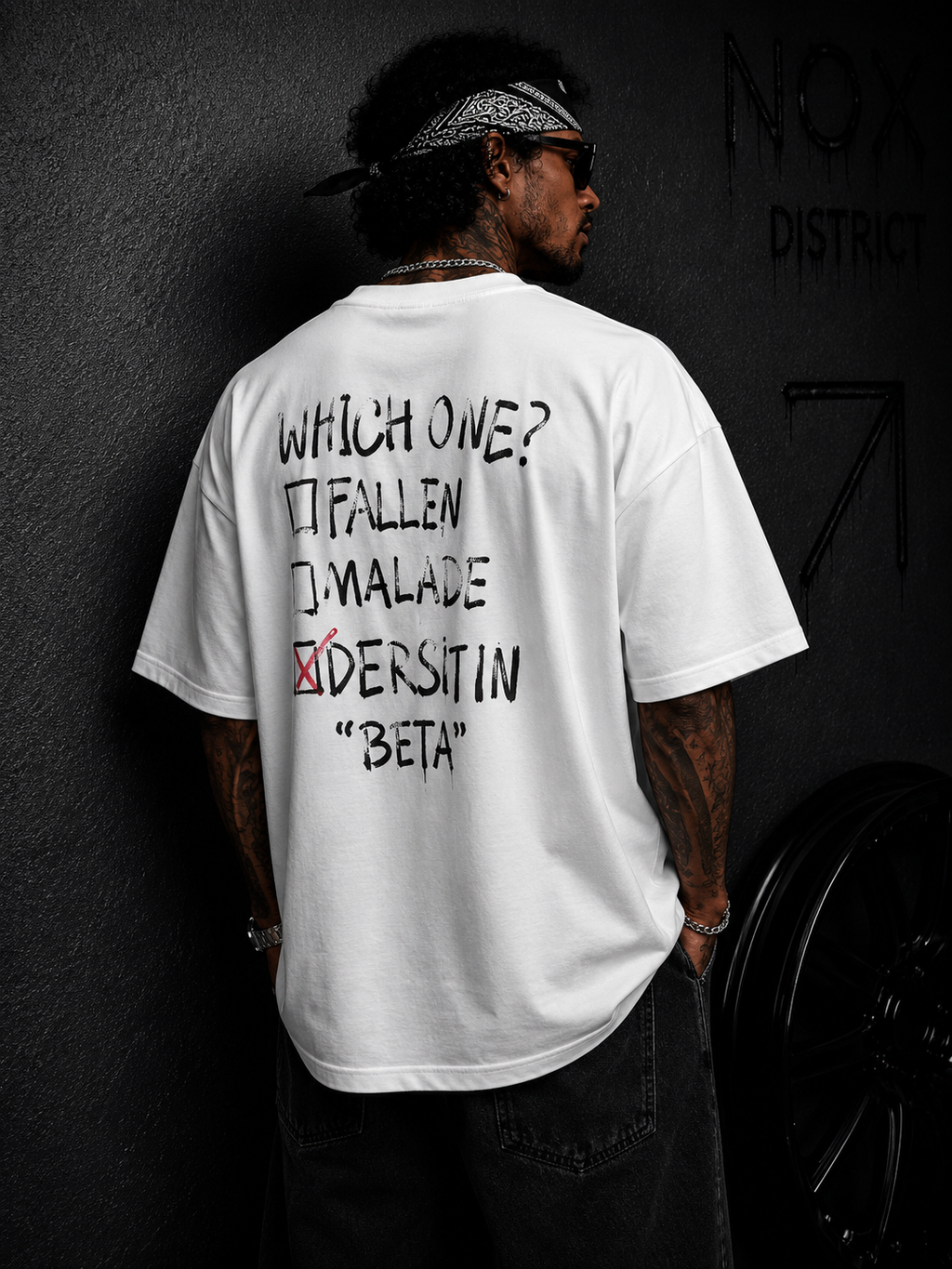 NOX Last Words Oversized Tee