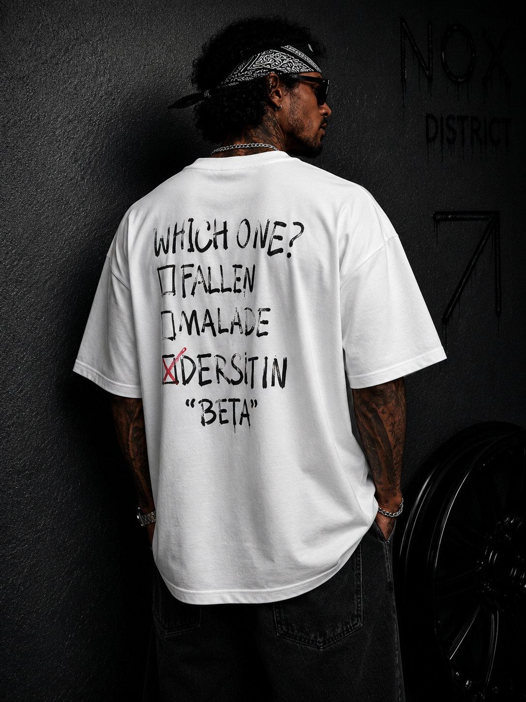 NOX Last Words Oversized Tee