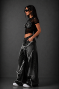 NOX ChainStrike Wide Leg Jeans