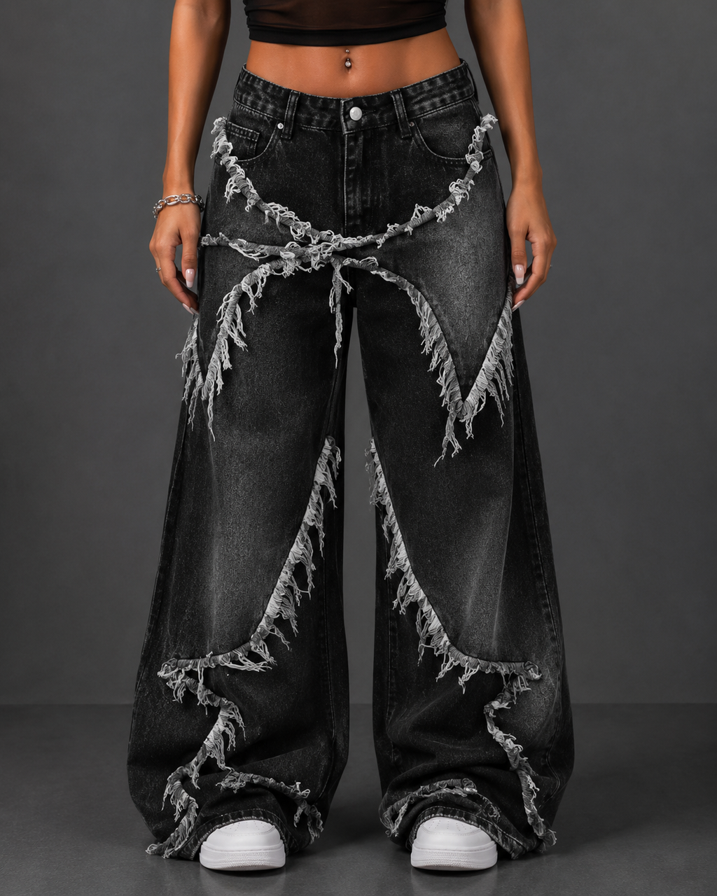 NOX ChainStrike Wide Leg Jeans