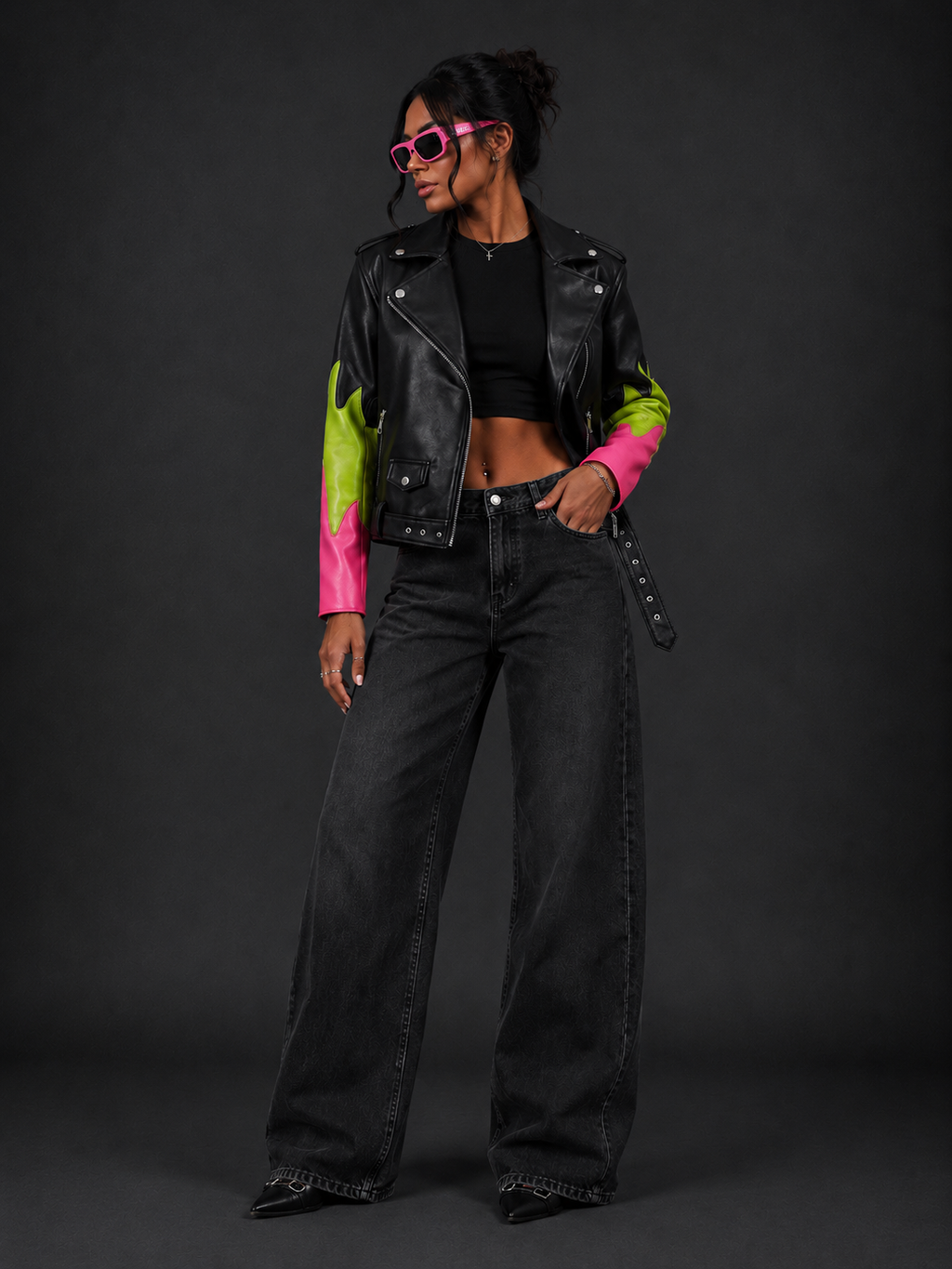 NOX NeonRebel Moto Jacket