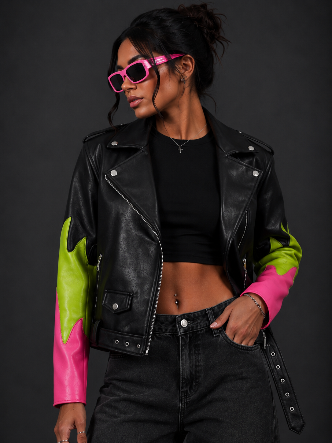 NOX NeonRebel Moto Jacket