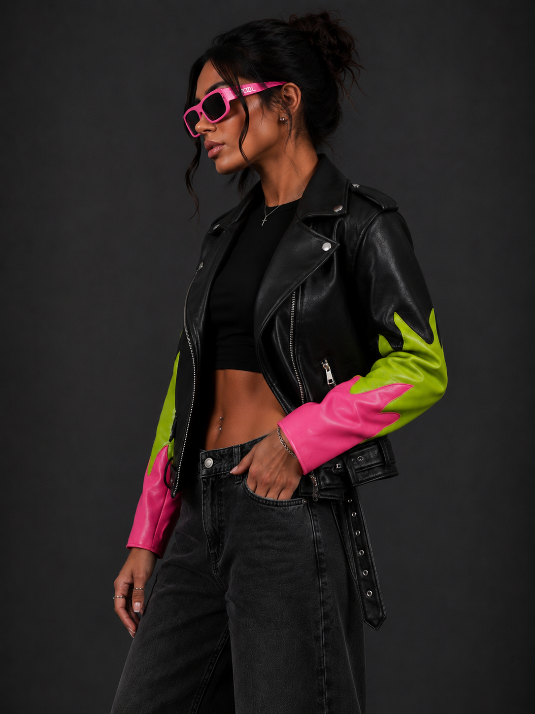 NOX NeonRebel Moto Jacket
