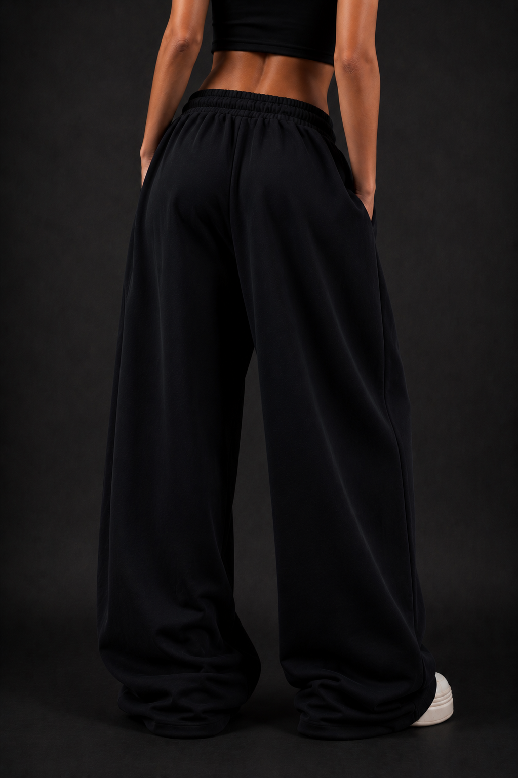 NOX CloudEase Wide Leg Sweatpants - Black