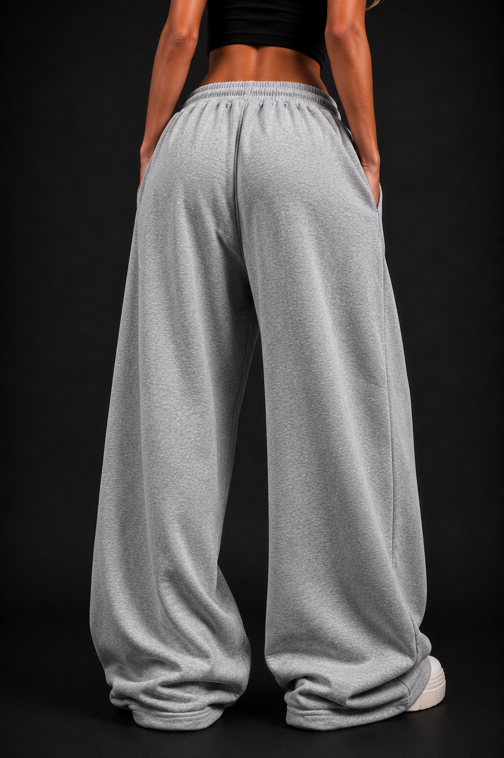 NOX CloudEase Wide Leg Sweatpants - Gray