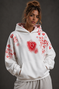 NOX HeartBloom Oversized Hoodie