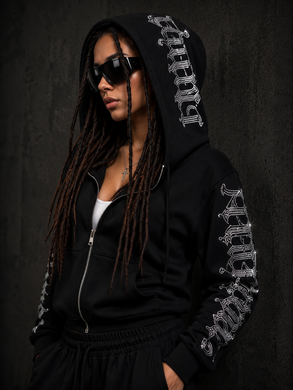 NOX CrystalShade Zip Hoodie