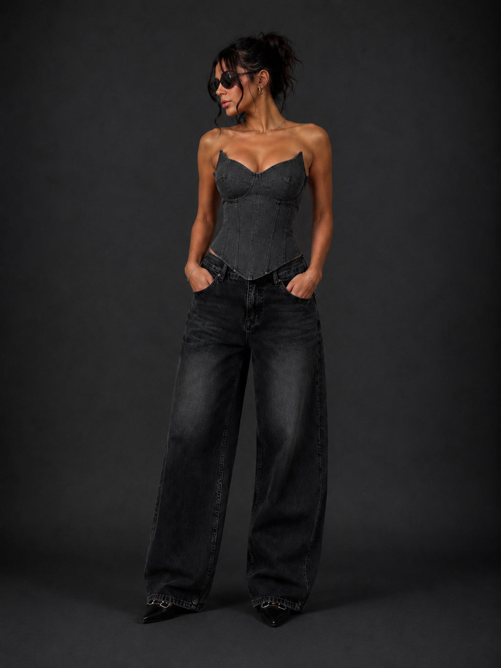 NOX ObsidianMuse Corset Top