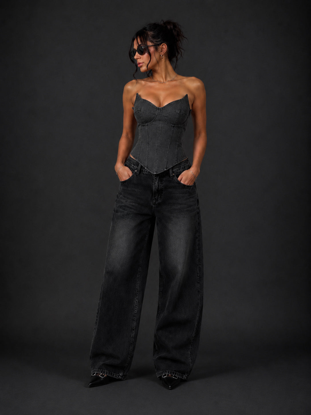 NOX ObsidianMuse Corset Top