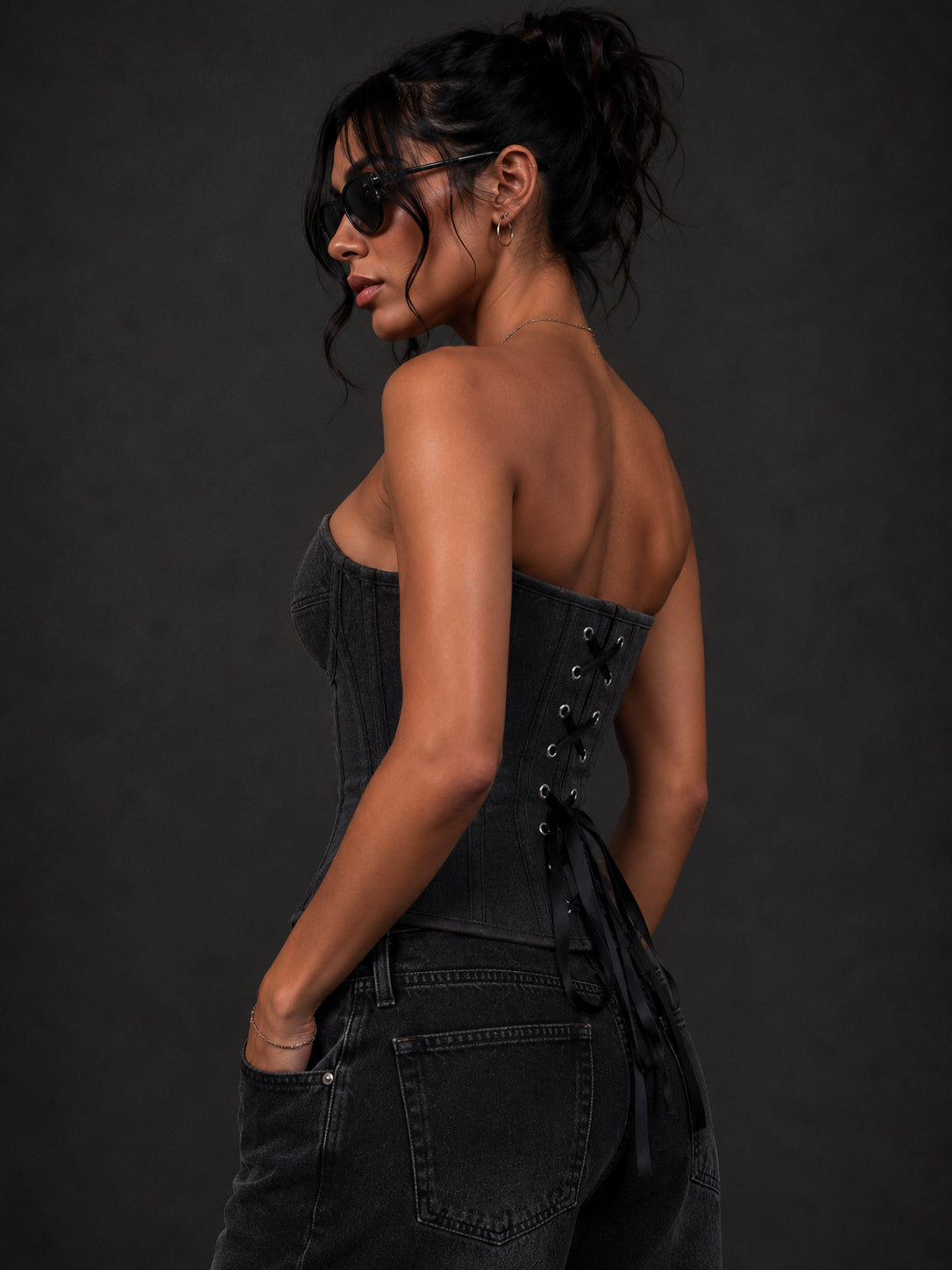 NOX ObsidianMuse Corset Top