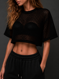 NOX ShadowMesh Cropped Tee